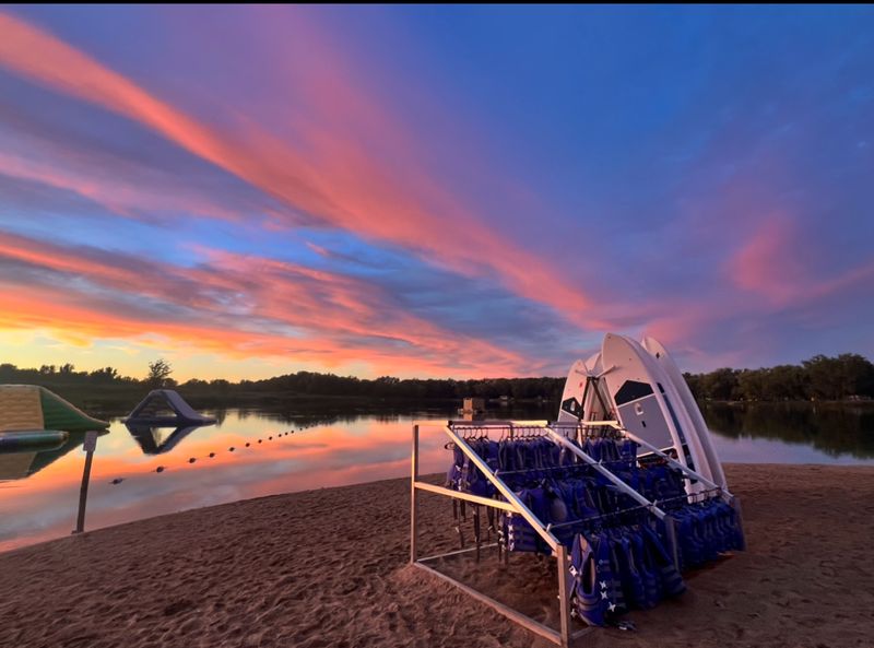 Stunning Sunsets Over the Lake