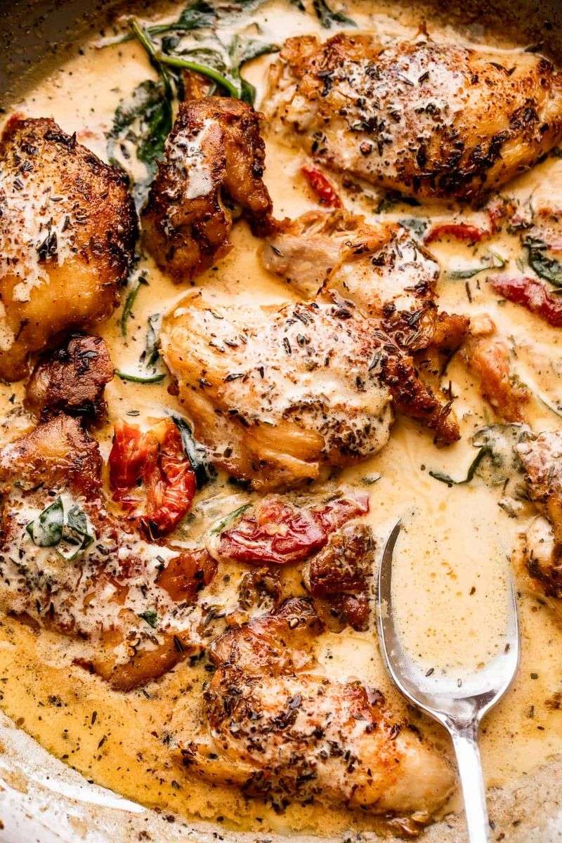 Sun-dried tomato chicken
