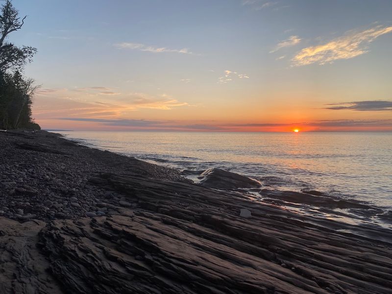 Sunset Views Over Lake Superior