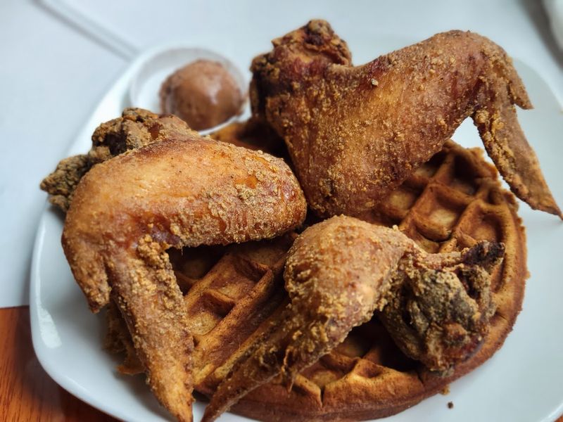Sweet Potato Waffles Worth Traveling For