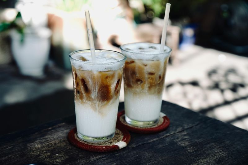 Sweetened coffee drinks