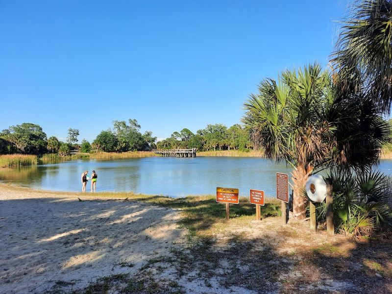 Swimming and Recreation at the Lake