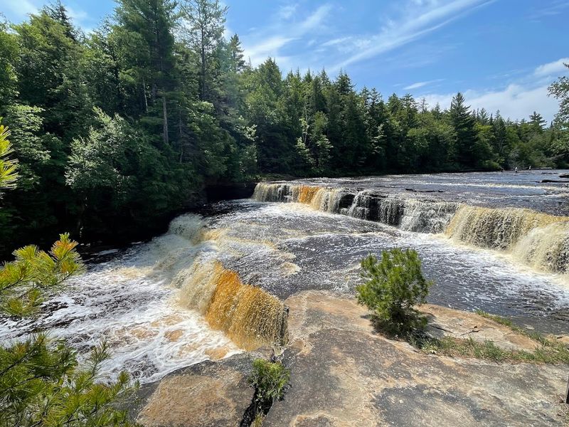 Tahquamenon Lower Falls - Paradise, Michigan Tahquamenon Lower Falls - Paradise, Michigan