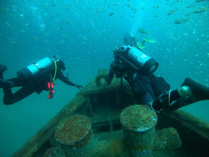 Tex Edwards Barge and Joe Patti Memorial Reef Await