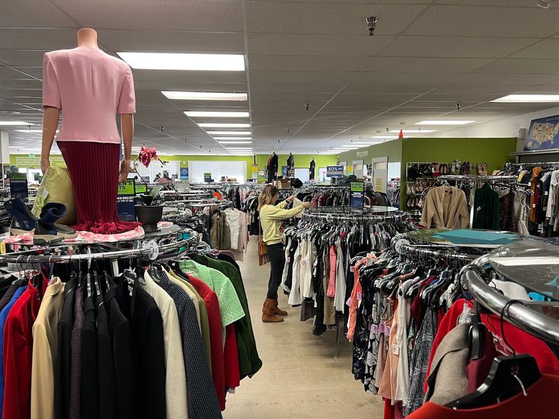 The $2 Last Chance Clothing Rack