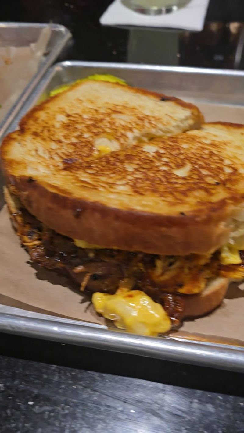 The BBQ Quesadilla with Brisket