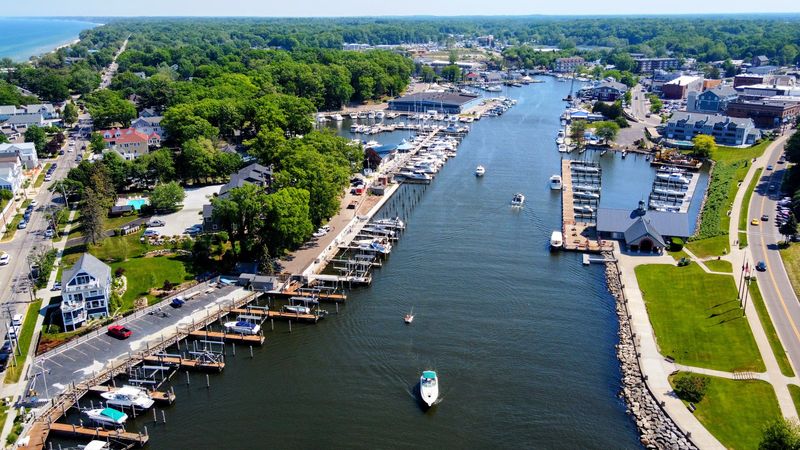 The Black River: A Scenic Waterway Running Through the Heart of Town