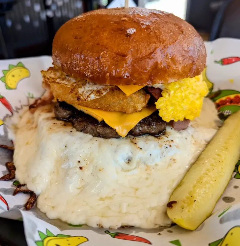 The Black and Blue Burger — Bold Flavors, Big Personality