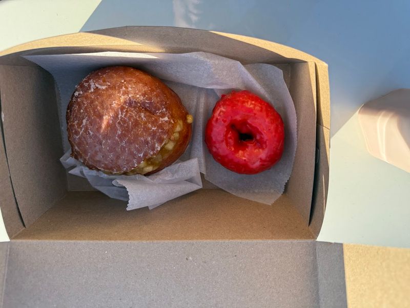 The Blueberry and Raspberry Cream Cheese Donuts