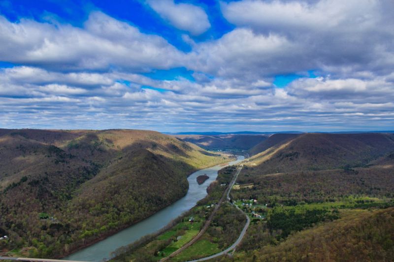 The Bucktail Overlook: Pennsylvania's Very Own Top of the World The Bucktail Overlook: Pennsylvania's Very Own Top of the World