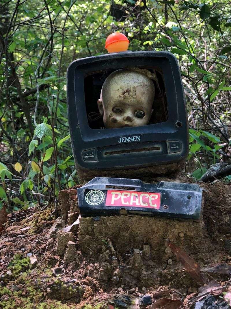 The Creepy Art That Makes This Trail Famous
