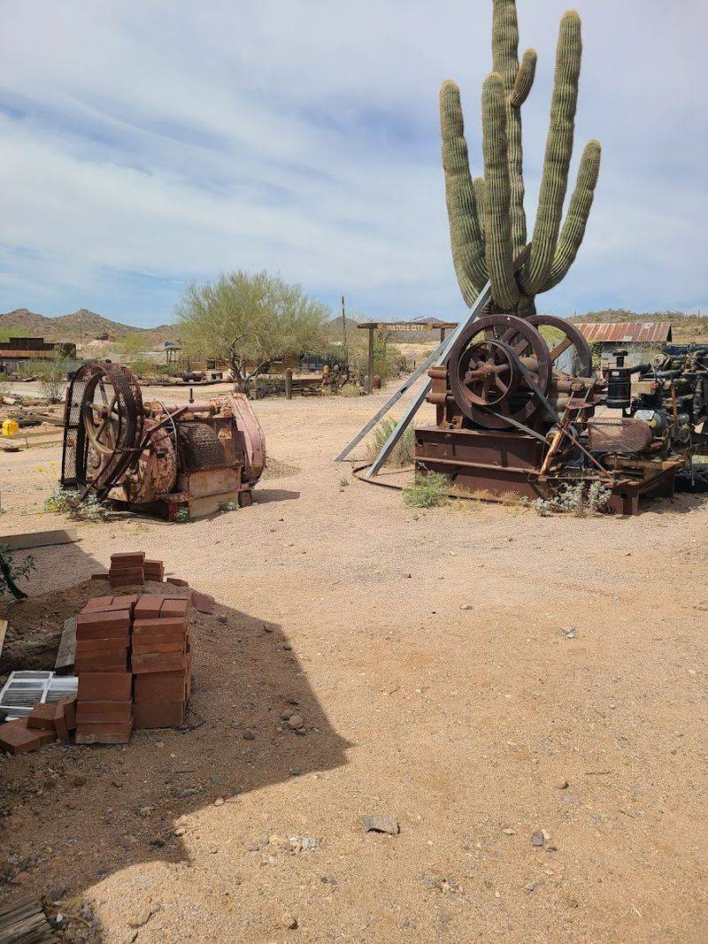 The Desert Scenery Surrounding the Ghost Town