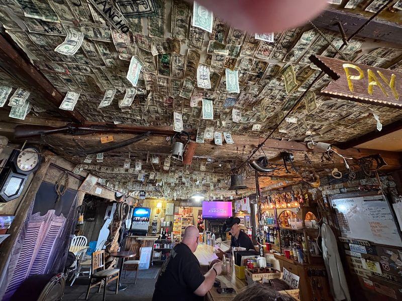 The Dollar Bill Ceiling — History You Can Staple to the Roof The Dollar Bill Ceiling — History You Can Staple to the Roof