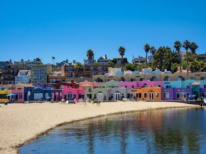 The Famous Colorful Buildings Along the Shore