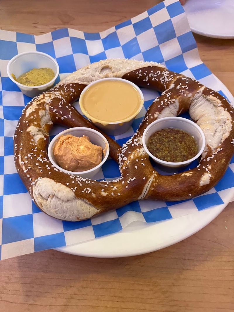 The Famous Giant Pretzel Appetizer