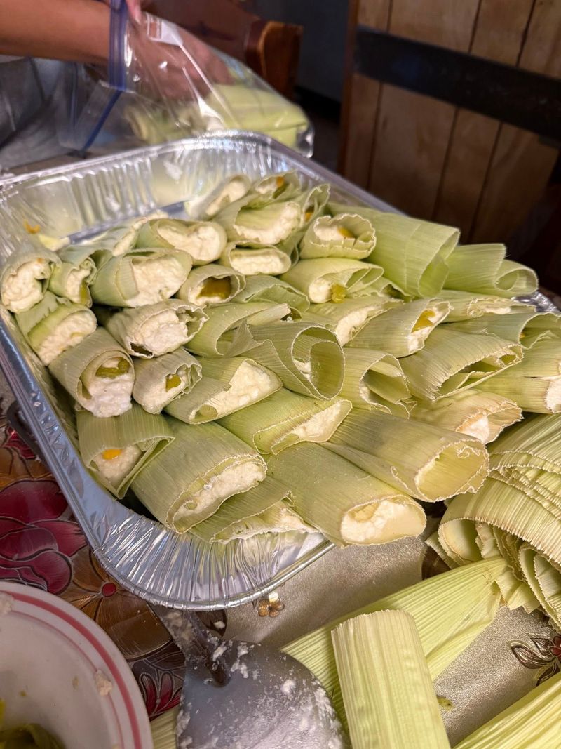 The Famous Green Corn Tamales