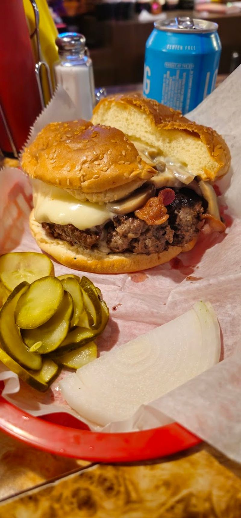 The Famous Half-Pound Gar Burger The Famous Half-Pound Gar Burger