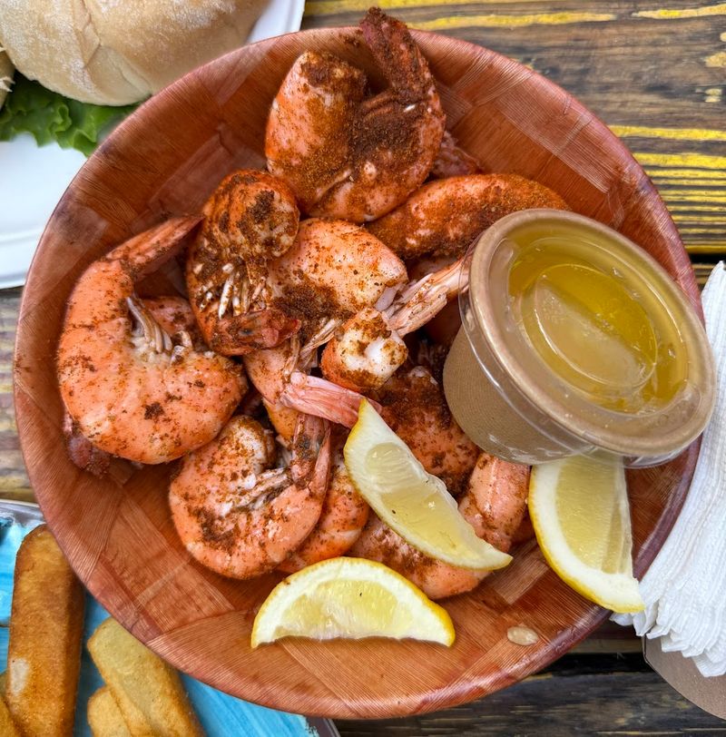 The Famous Old Bay Steamed Shrimp