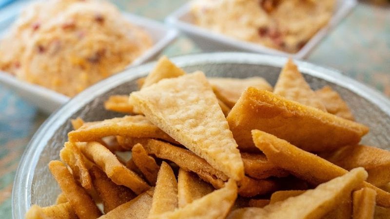 The Famous Pimento Cheese and Pita Chips