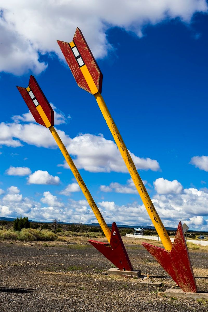 The Famous Twin Arrow Sculptures