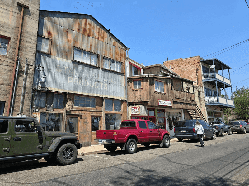 The Famously Tilted Jail: Jerome's Sliding Landmark