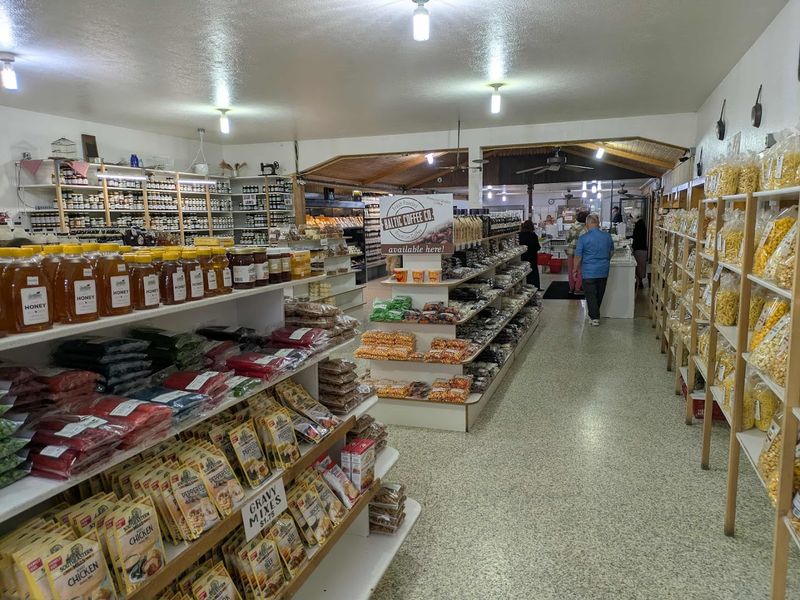 The Farm Market Loaded with Bulk Goods and Pantry Staples