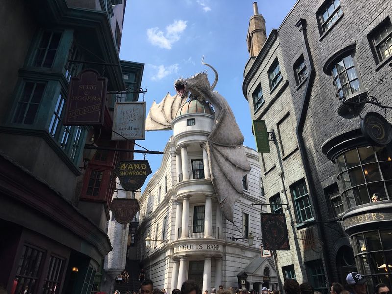 The Fire-Breathing Dragon Atop Gringotts Bank
