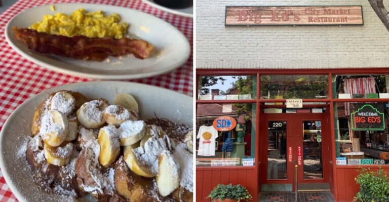 The French toast at this no-fuss North Carolina restaurant is unbelievably delicious