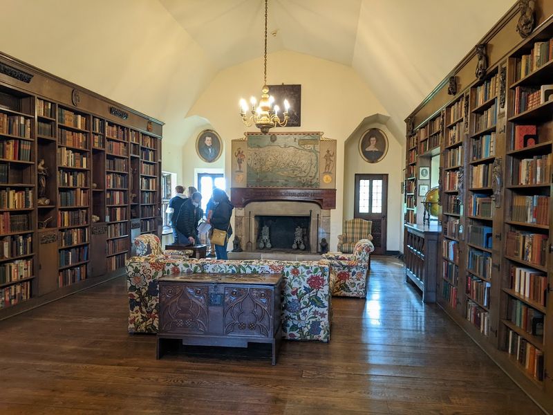 The Gorgeous Library Inside the Mansion