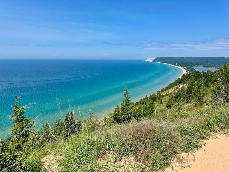 The Grand Bluff Overlook of Lake Michigan