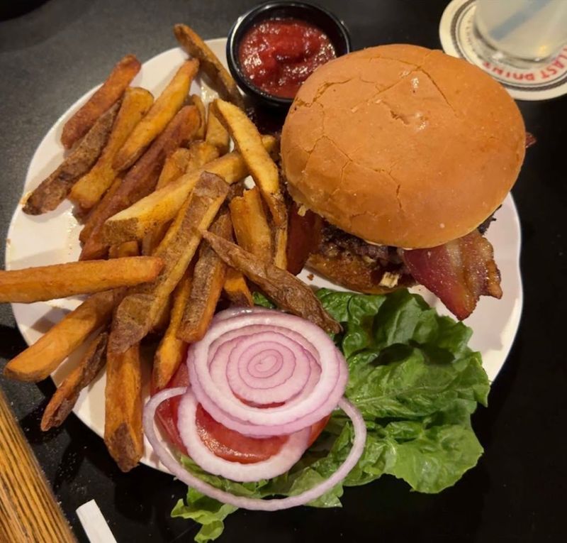 The Half-Pound Burger with Fresh Organic Ingredients