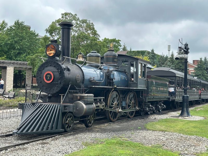 The Historic Steam-Powered Train Ride Itself