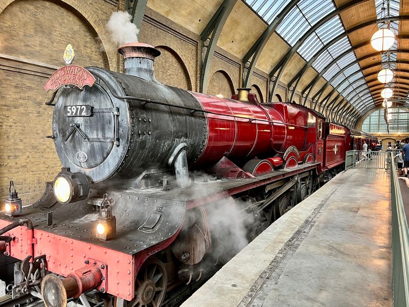The Hogwarts Express Connecting Diagon Alley to Hogsmeade