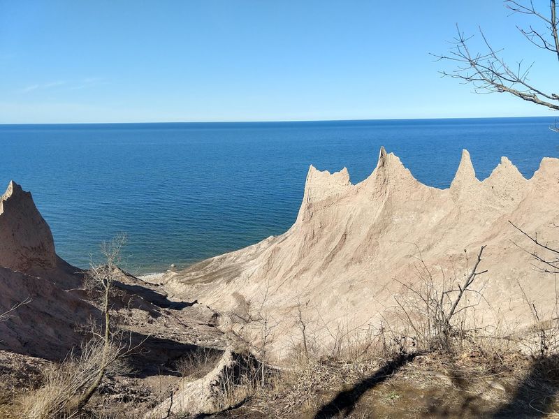 The Iconic Chimney Bluffs Formations The Iconic Chimney Bluffs Formations