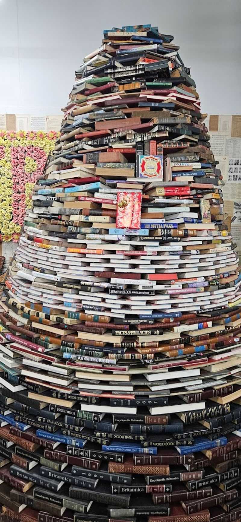 The Iconic Giant Book Stack Display