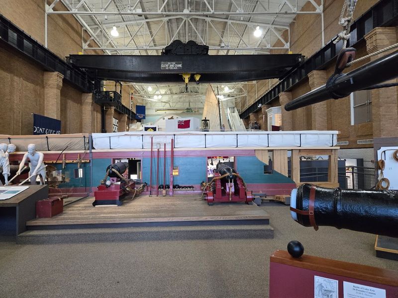 The Lawrence Replica: Cannonball Holes and All The Lawrence Replica: Cannonball Holes and All