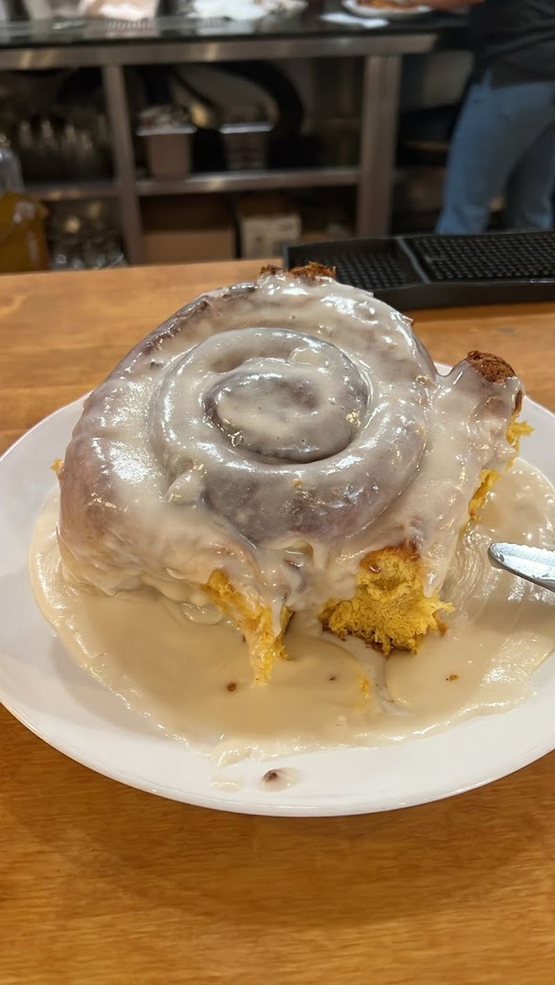 The Legendary Jumbo Cinnamon Roll