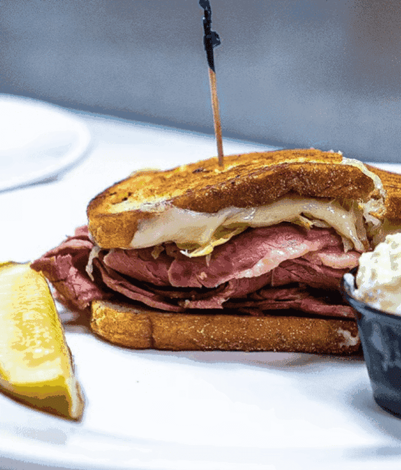 The Legendary Reuben Sandwich at Goldman's Deli