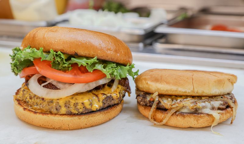 The Legendary Size of the Burgers The Legendary Size of the Burgers