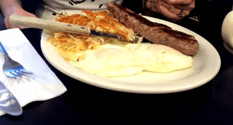 The Legendary Steak and Eggs Combo