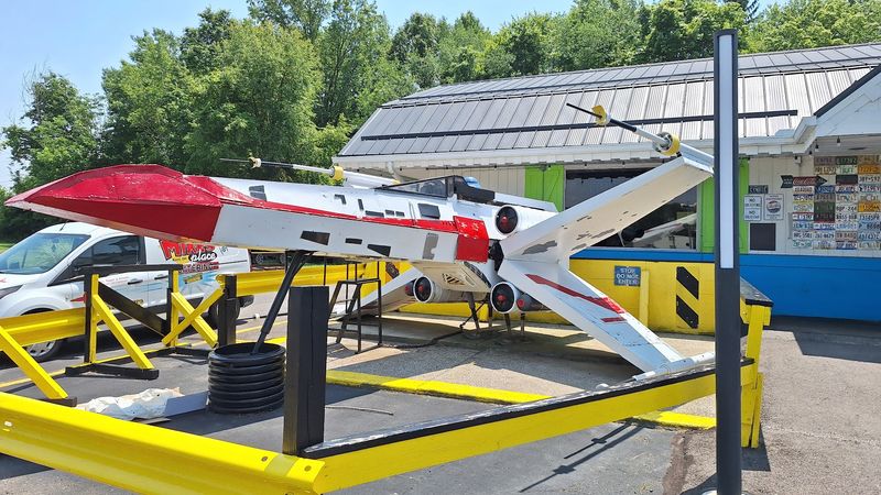 The Legendary X-Wing Fighter Out Front