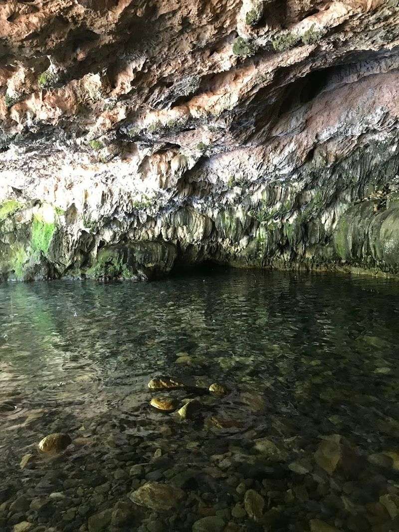 The Little Waterfall Inside the Cave