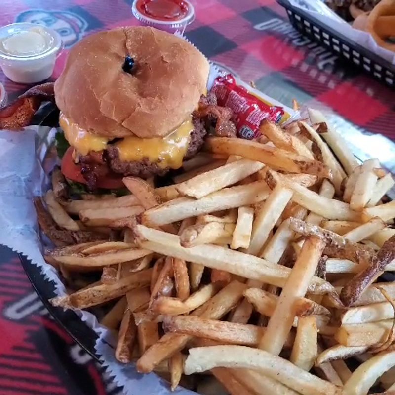 The Locomotive Buckeye Pounder and Other Signature Burgers