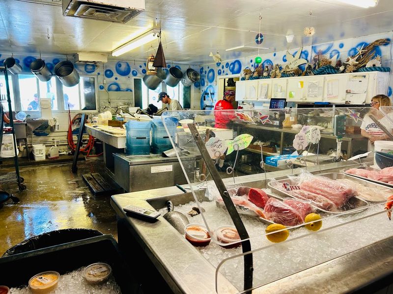 The On-Site Seafood Market Next Door