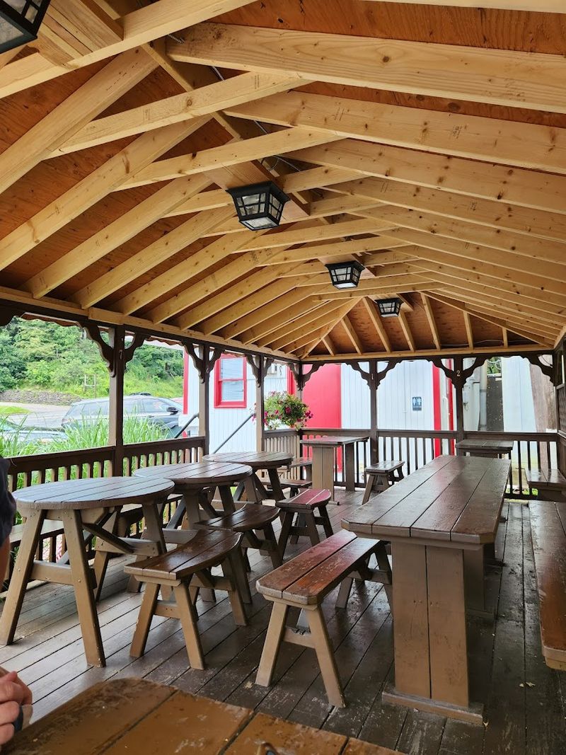 The Outdoor Pavilion Seating Area