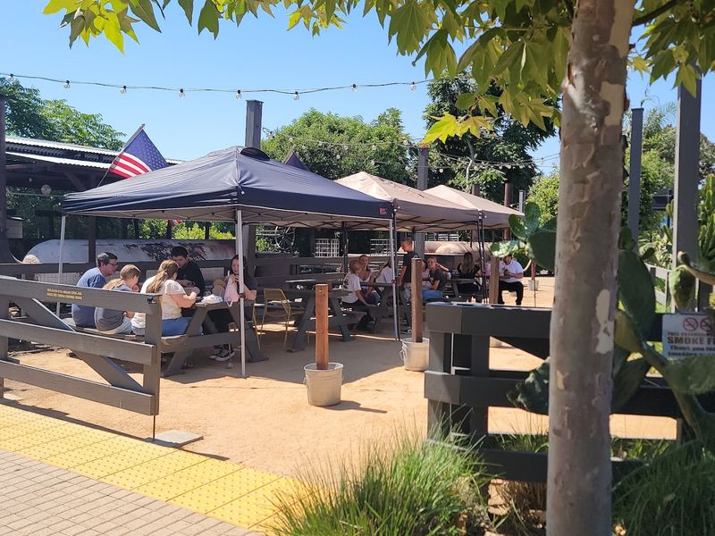 The Outdoor Picnic Atmosphere Sets the Mood
