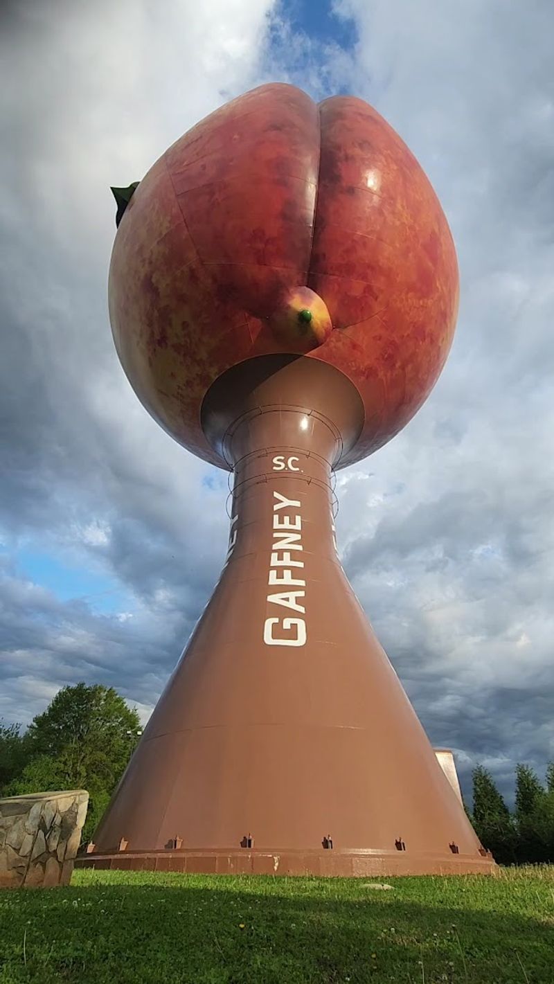 The Peach That Keeps Getting Repainted