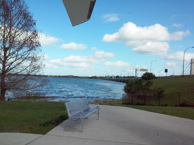 The Quarter-Mile Paved Walking Path Around the Park