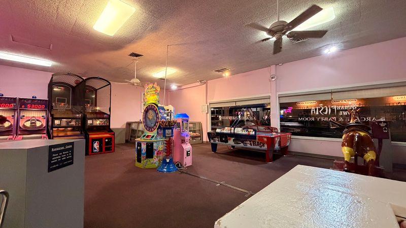 The Retro Arcade Room in the Back