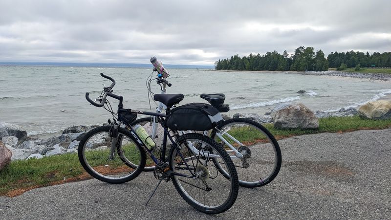 The Scenic Shoreline Stretch Along Little Traverse Bay